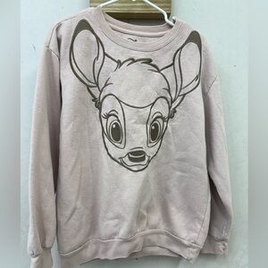 Disney embroidered Bambi Sweatshirt size large (12/14)